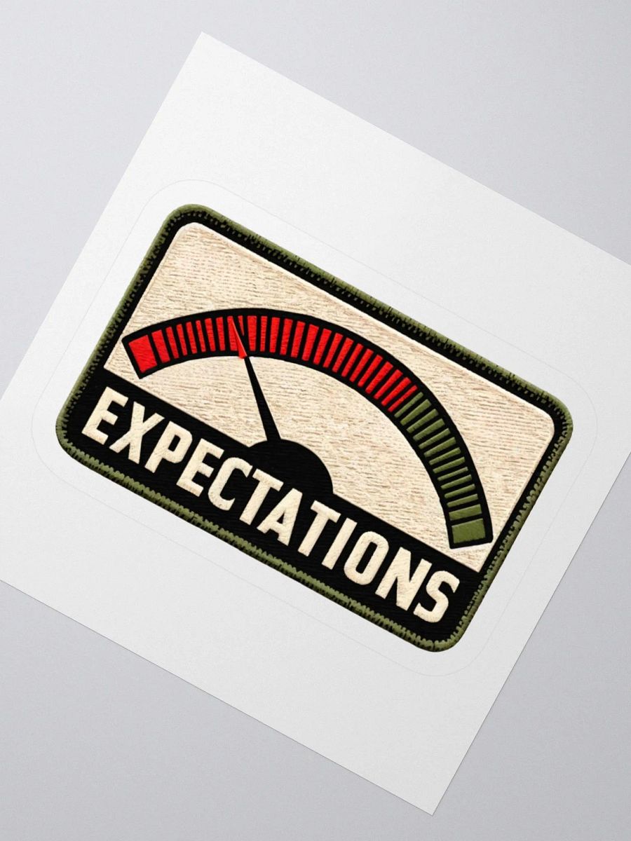 Expectations Meter Sticker product image (2)
