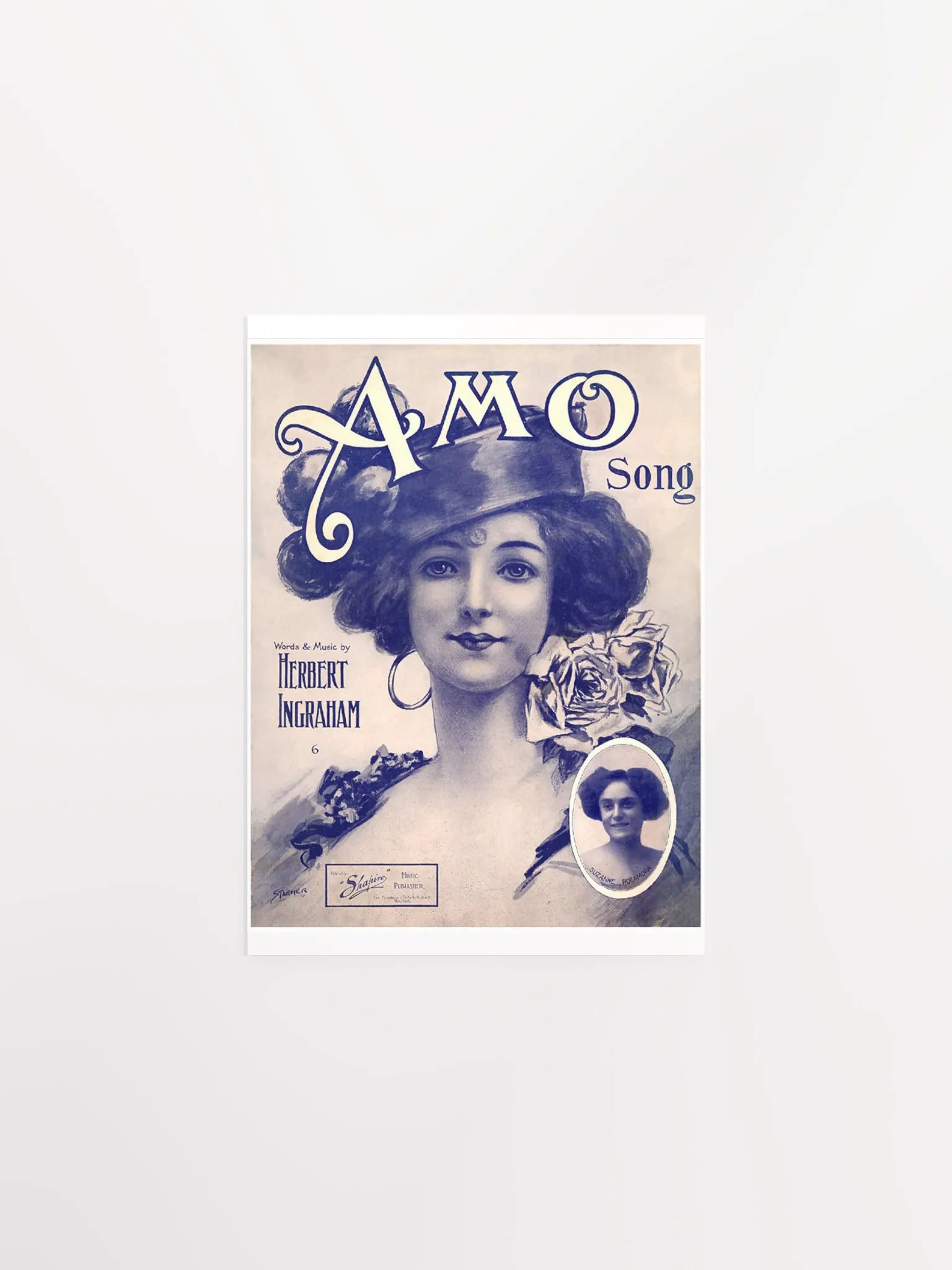 AMO Vintage Sheet Music Poster product image (2)