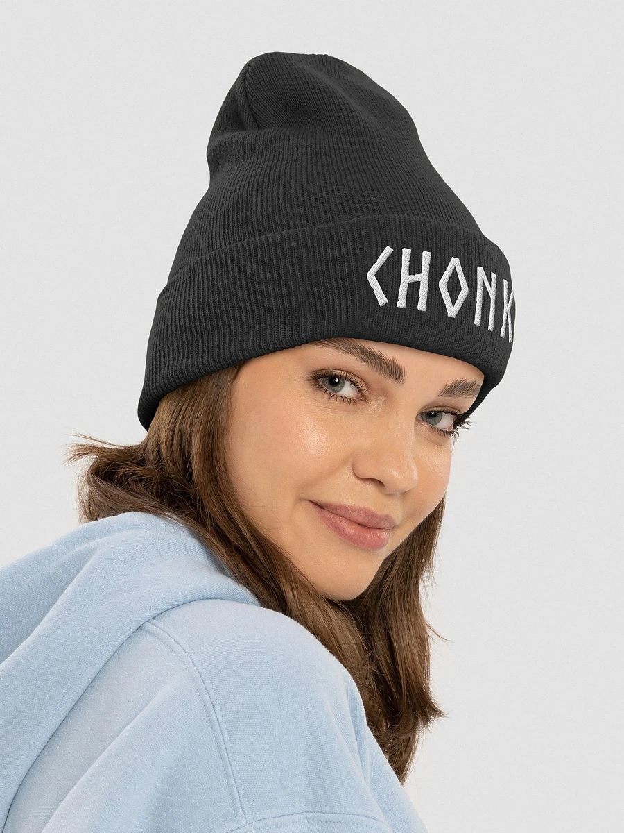 CHONKY - Beanie White Embroidery product image (29)