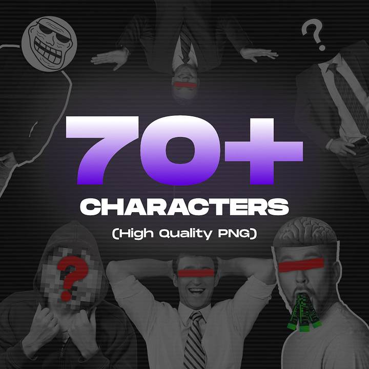 Faceless Characters Pack product image (2)