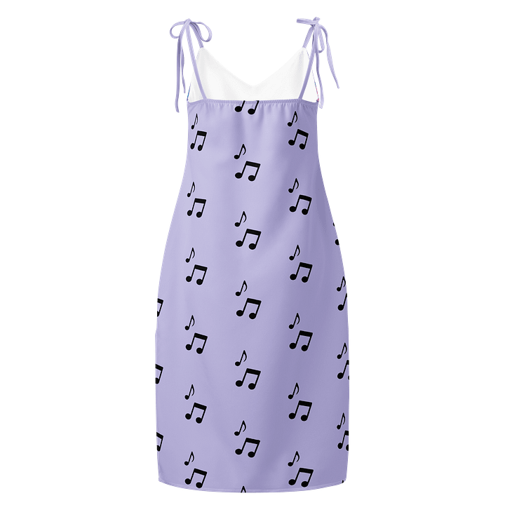 My guitar (art by Dina R.) acrylic painting picture - Slip Dress product image (2)