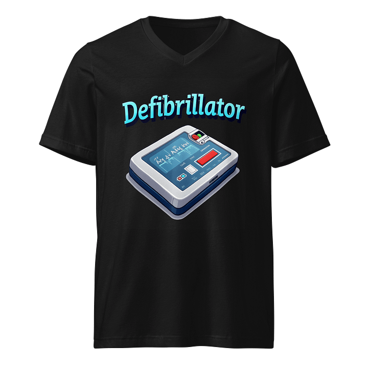 Shockwave Defibrillator Graphic v-neck Tee product image (1)