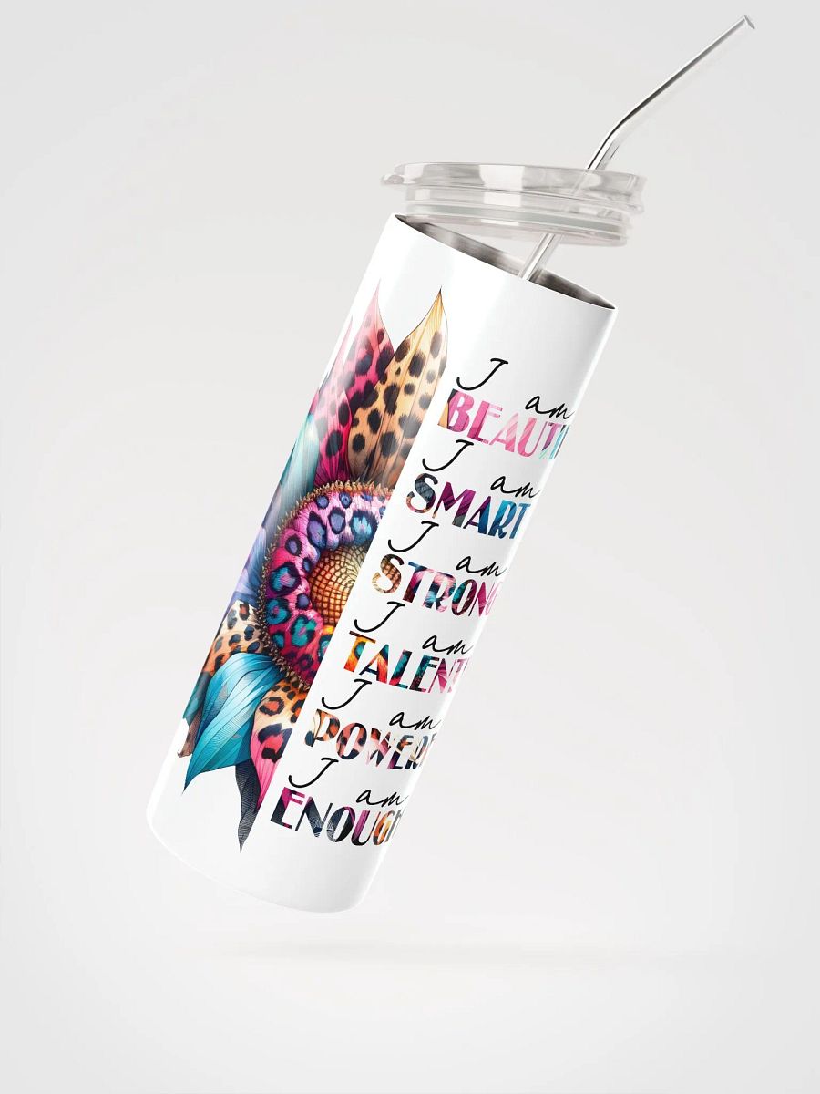 Empowerment Flower Tumbler: Embrace Your Strength! product image (3)