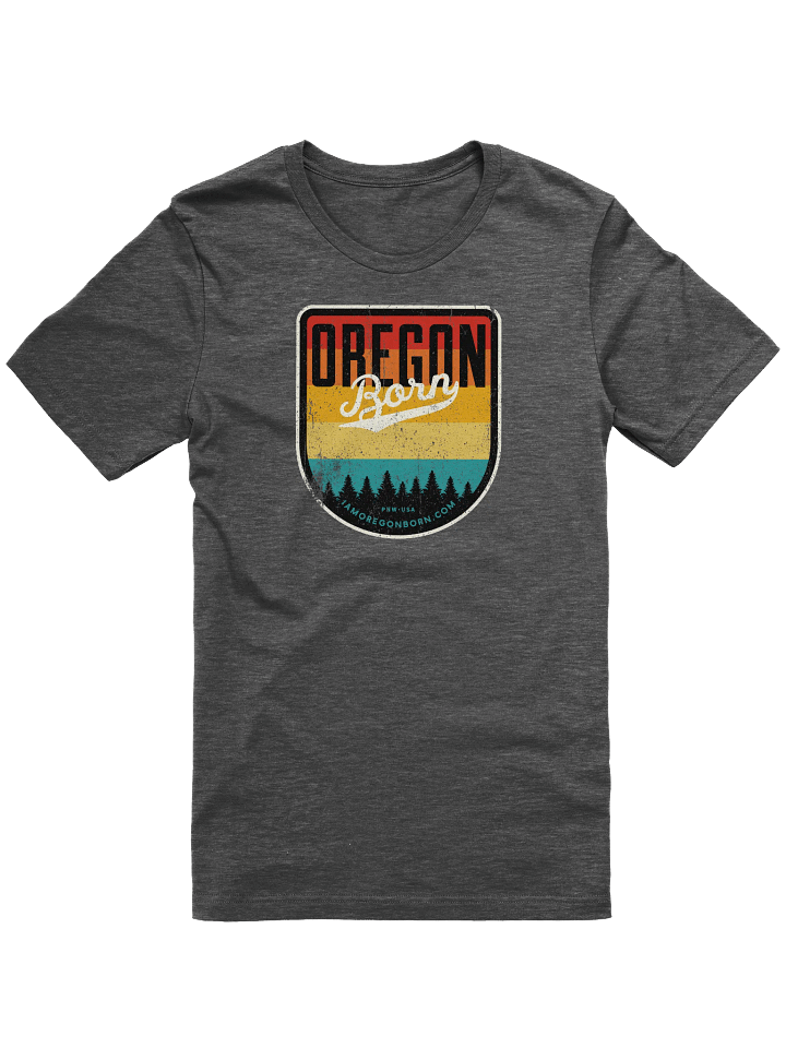 Oregon Born Vintage Shield T-Shirt product image (1)