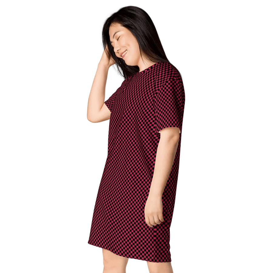 Red Checkered Dress product image (5)