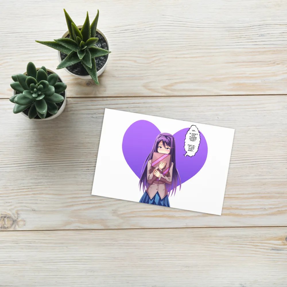 Yuri Valentines day card product image (7)