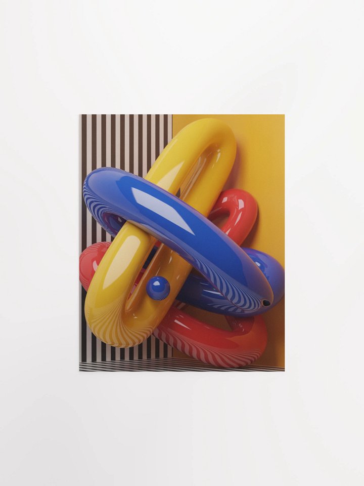 Memphis 3D Abstract Print - 3 product image (3)