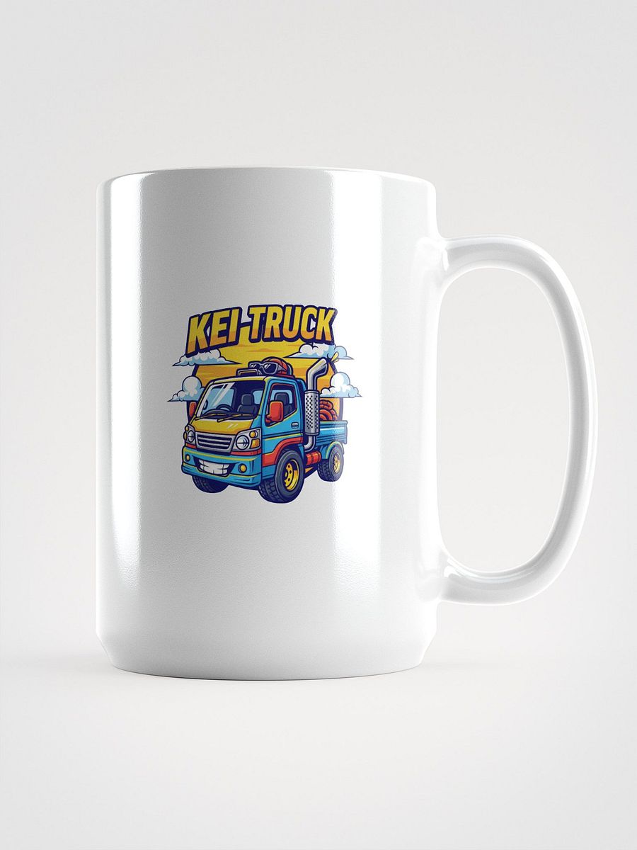 Sunset Kei Truck White Glossy Mug product image (1)