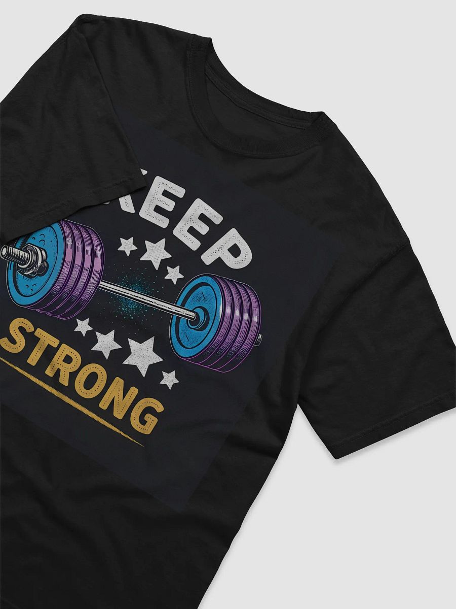 Keep Strong Barbell Stars T-Shirt product image (40)