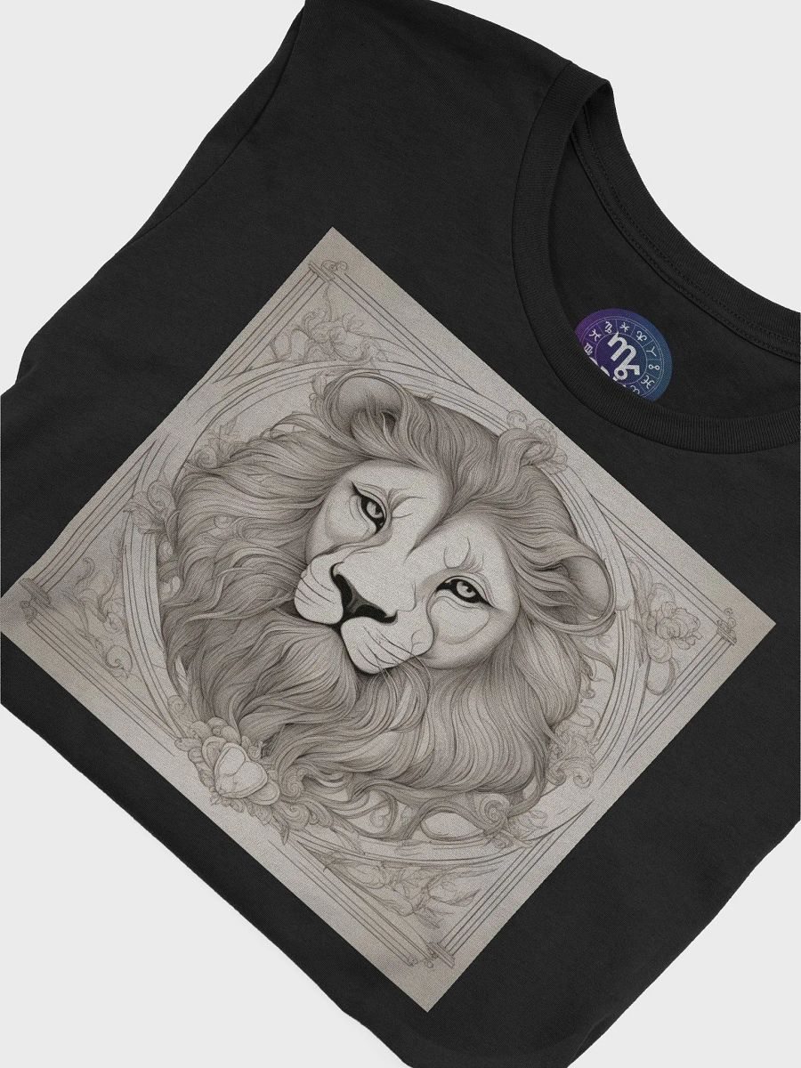 Unisex Leo Zodiac T-Shirt - Majestic Lion Design, Astrology Gift product image (7)