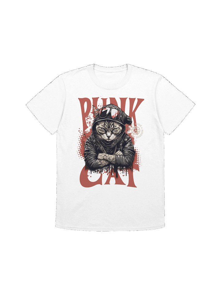 Punk Cat | Unisex Softstyle T-Shirt by Gildan product image (2)