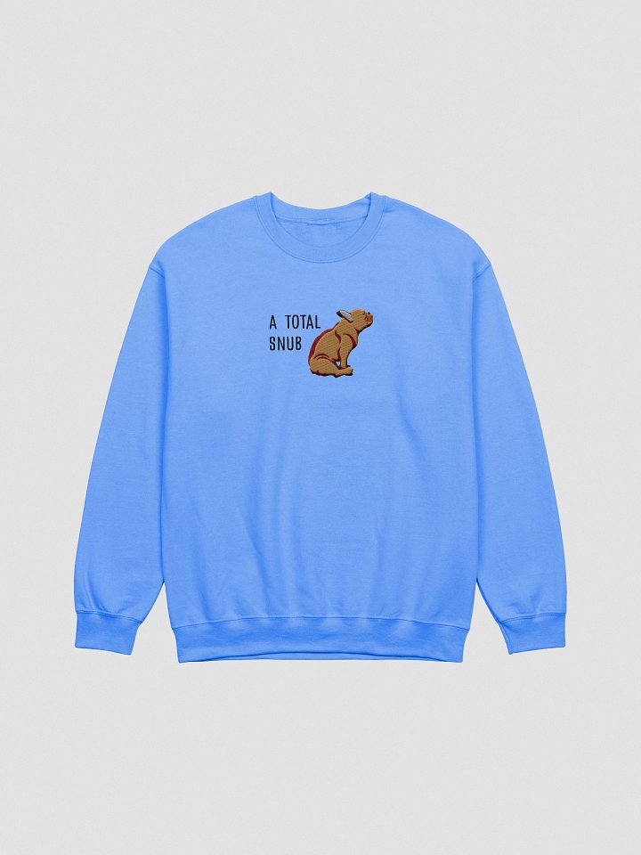 A Total Snub Sweatshirt (Embroidered) of a French Bulldog(Tan) product image (7)
