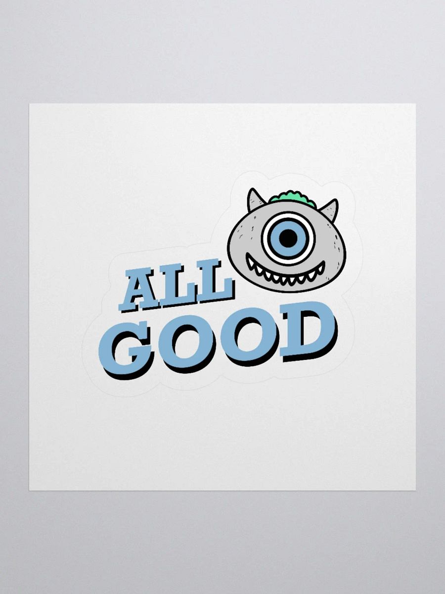 All Good Monster Kiss Cut Stickers product image (1)