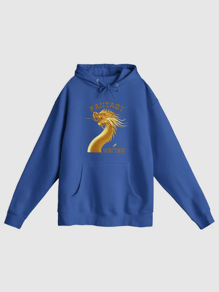 Fantasy Writer Dragon Hoodie - Gold/Blue product image (1)