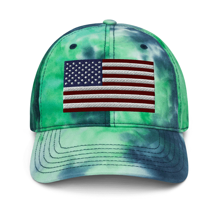 US Flag Sportsman Tie Dye Hat product image (1)