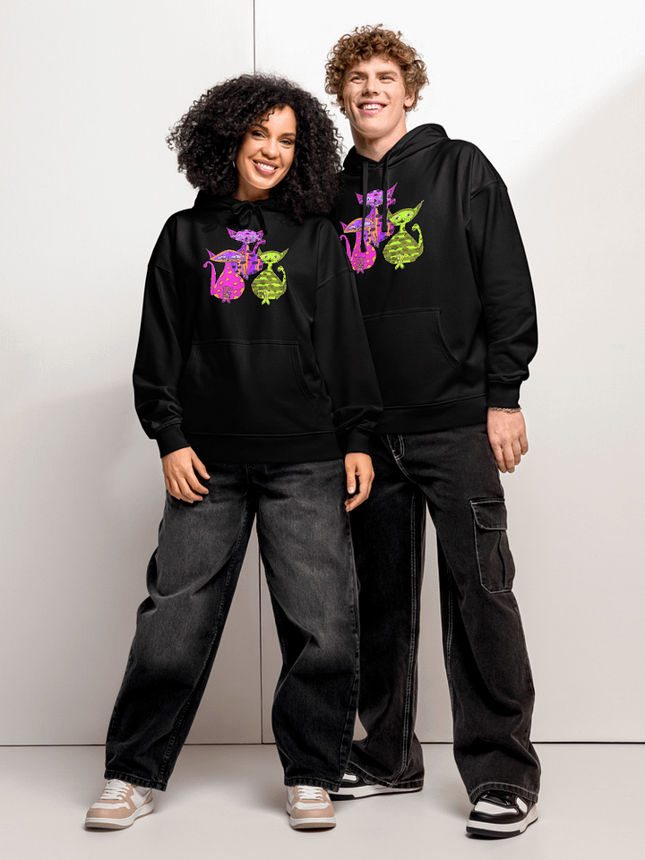 Cosmic Cats Unisex Hoodie product image (2)