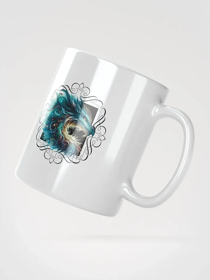 Ethereal Aqua Dragon Mug product image (1)
