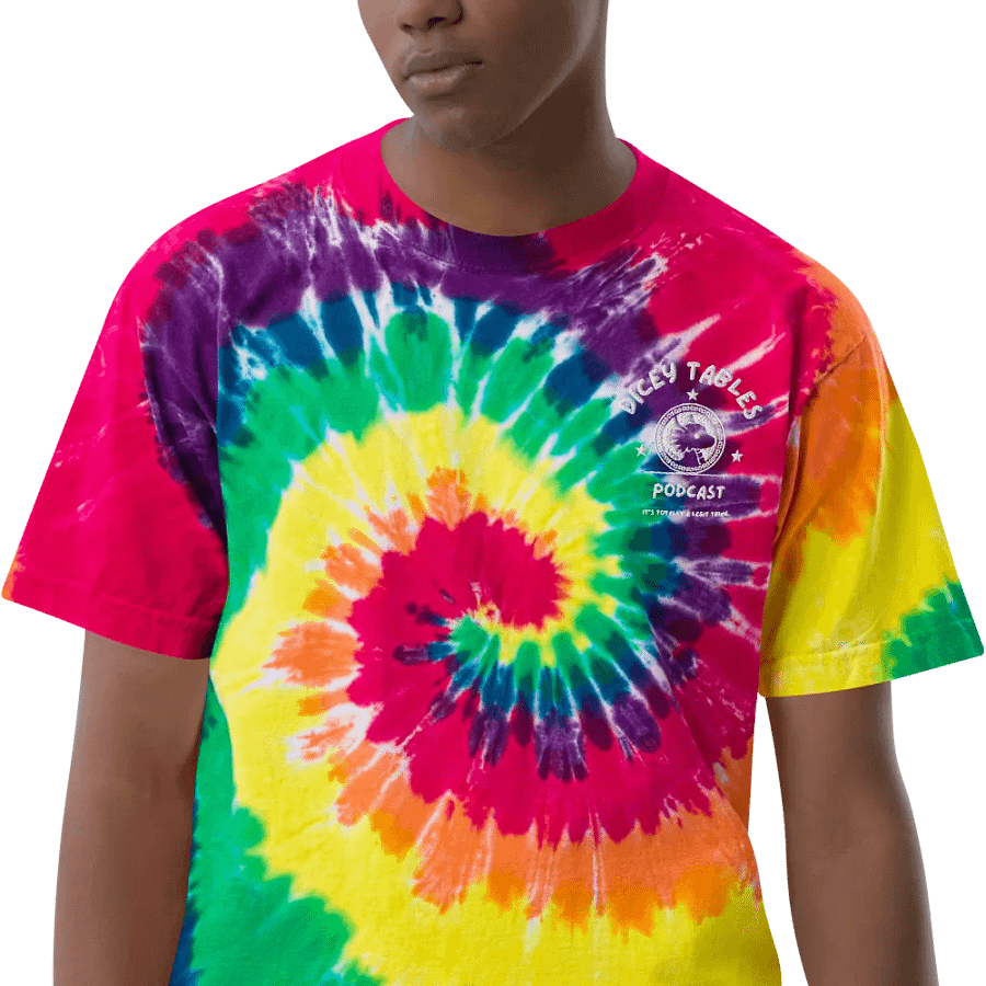 Vibrant Dwagon Tie-Dye Tee product image (25)