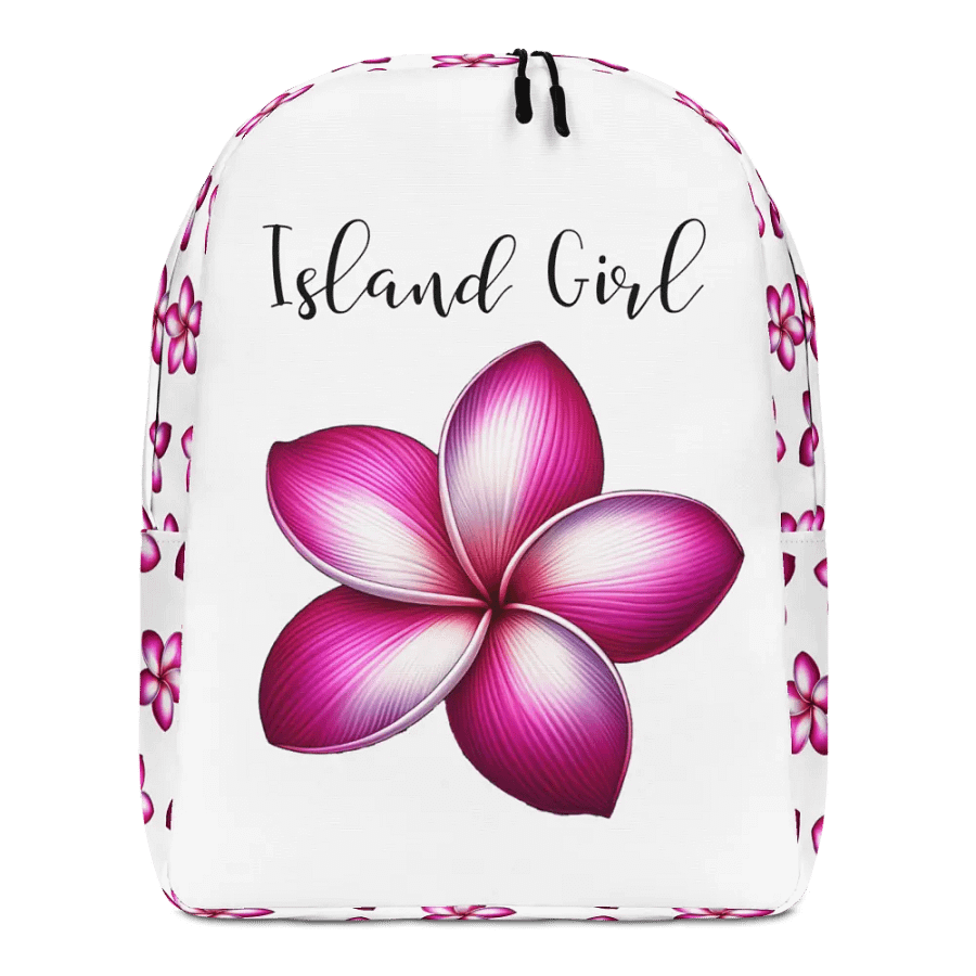 Island Girl Plumeria Backpack - Tropical Bliss for Your Adventures product image (1)