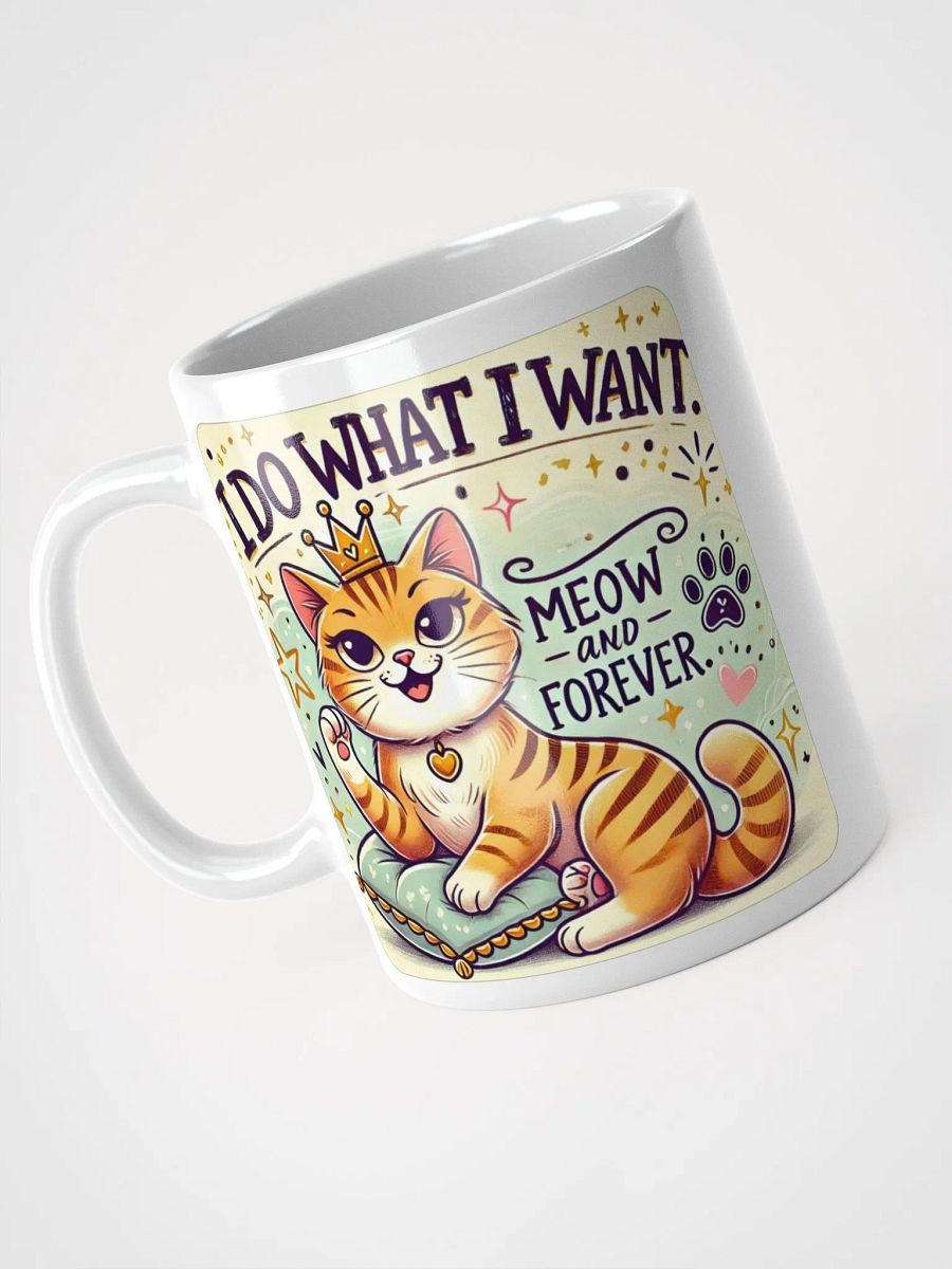 Meow and Forever (White Glossy Mug) product image (10)