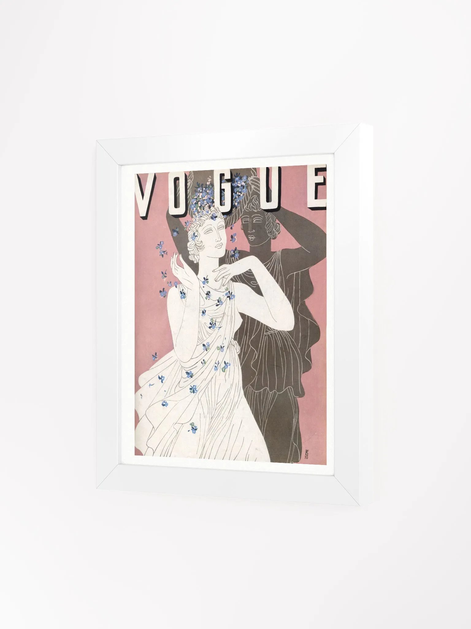 Vintage Vogue Cover February, 1922 by Eduardo Garcia Benito product image (5)