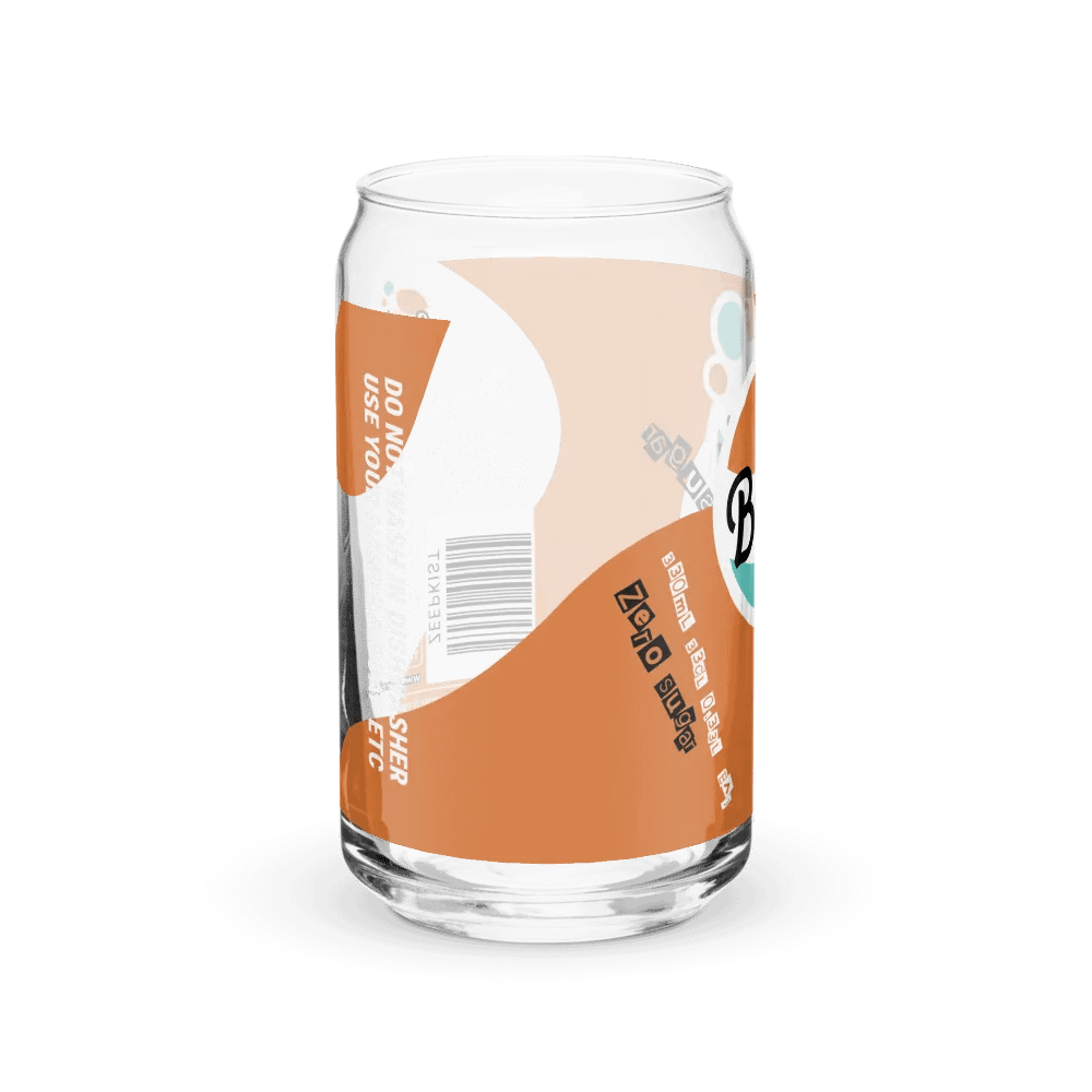 Burpi Zero Sugar Can-Shaped Glass product image (8)