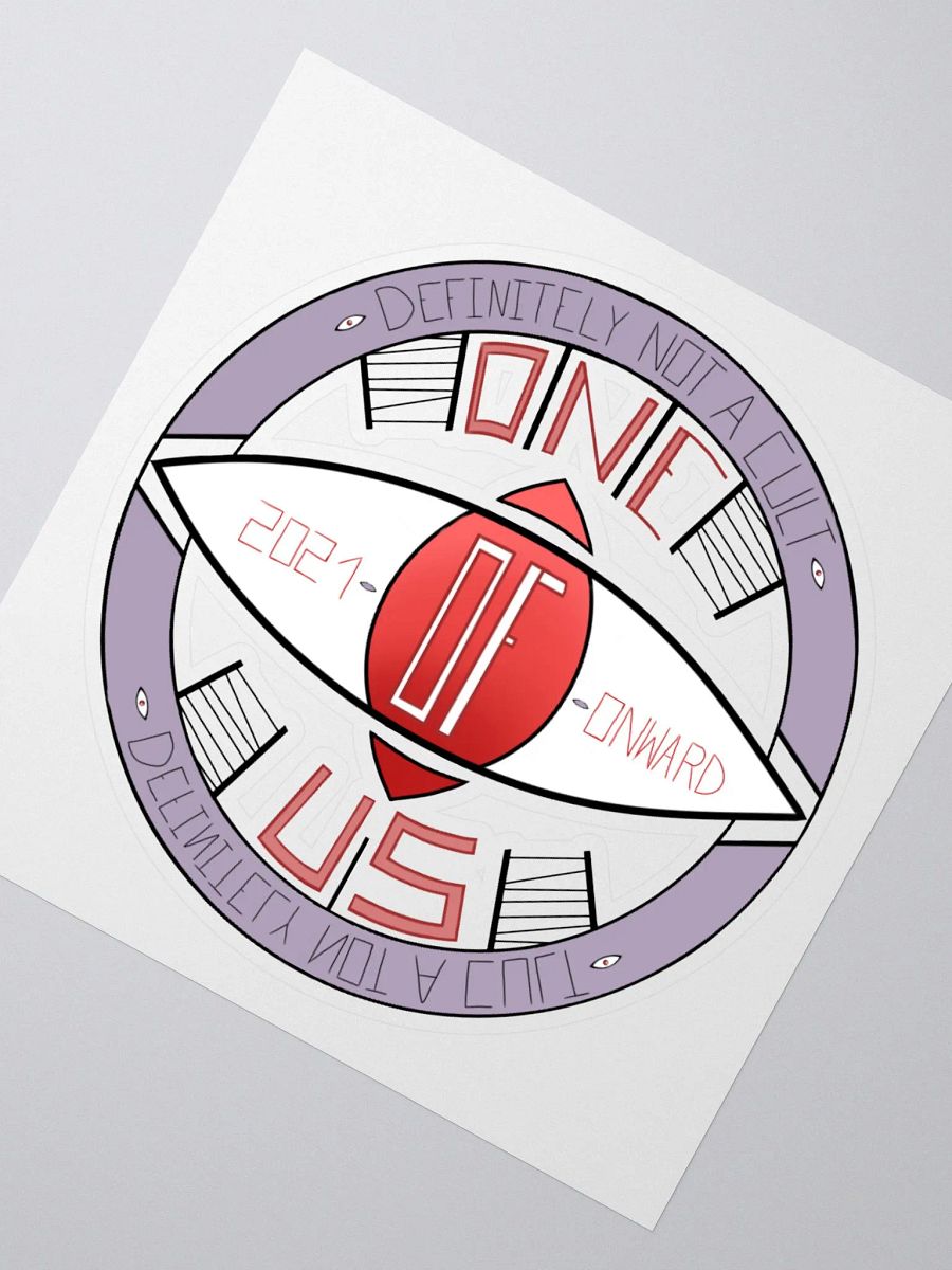 Not-A-Cult Sticker product image (2)