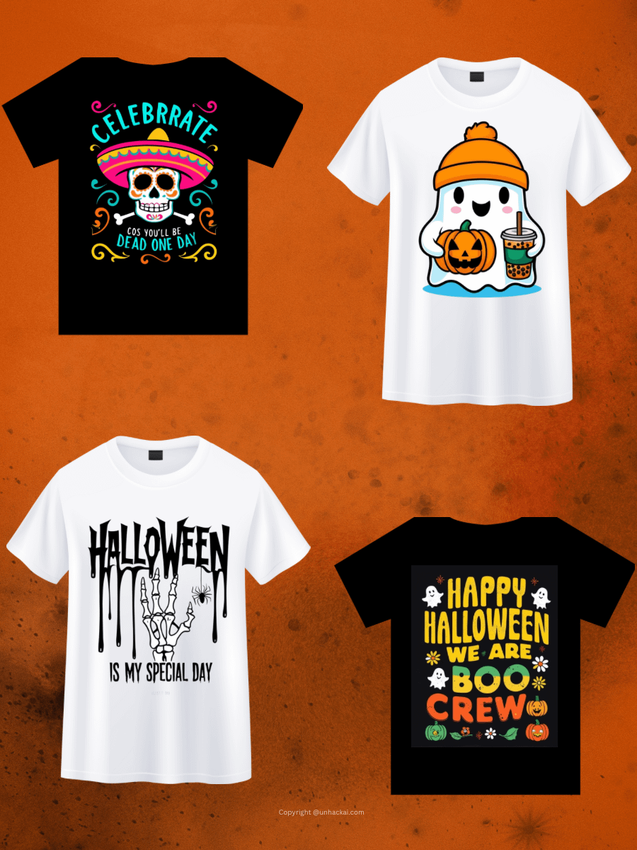 30+ Leonardo Ai Halloween T-shirt Prompts and Sub-niches product image (3)