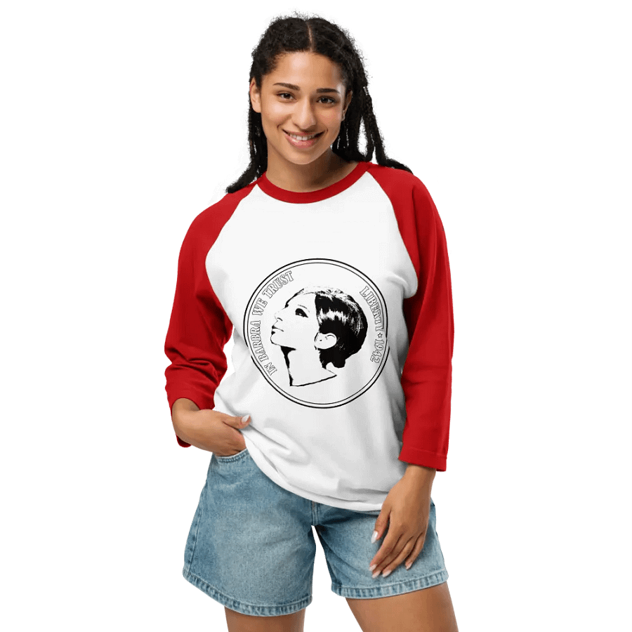 In Barbra We Trust - Midnight Comfort Raglan Tee product image (8)