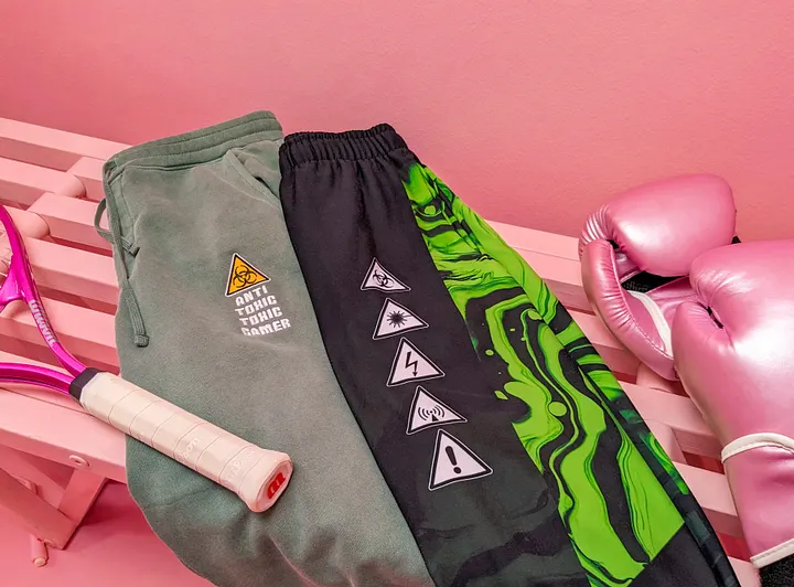 All-Over Print Anti-Toxic-Toxic-Gamer Women's Joggers product image (1)