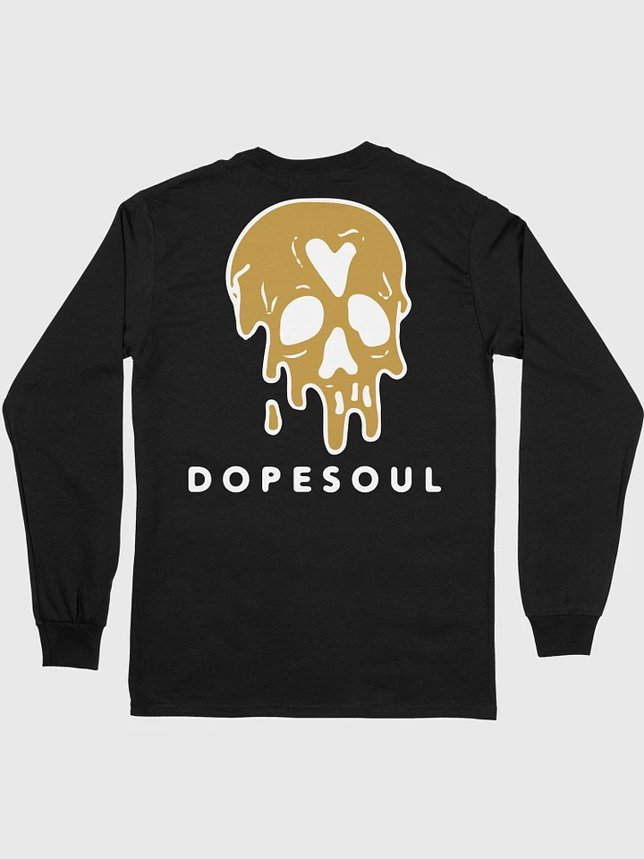 BLACK SKULL AND WORDMARK L/S product image (1)