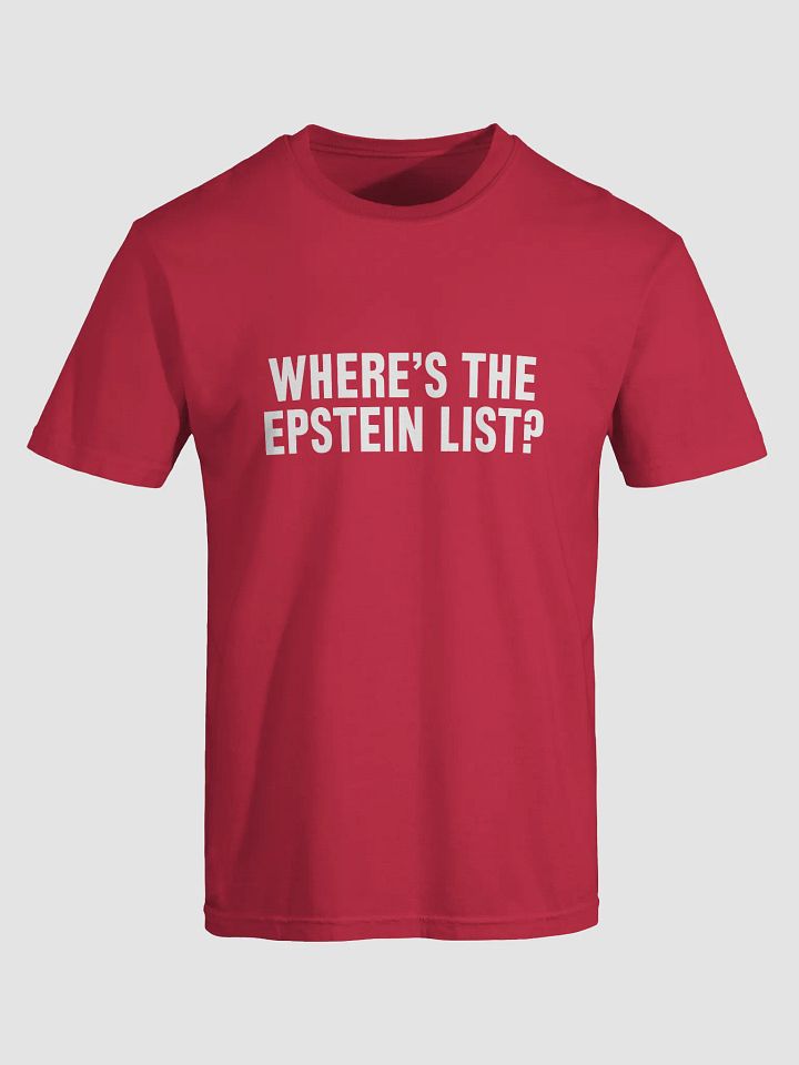 Where's the Epstein List? product image (1)