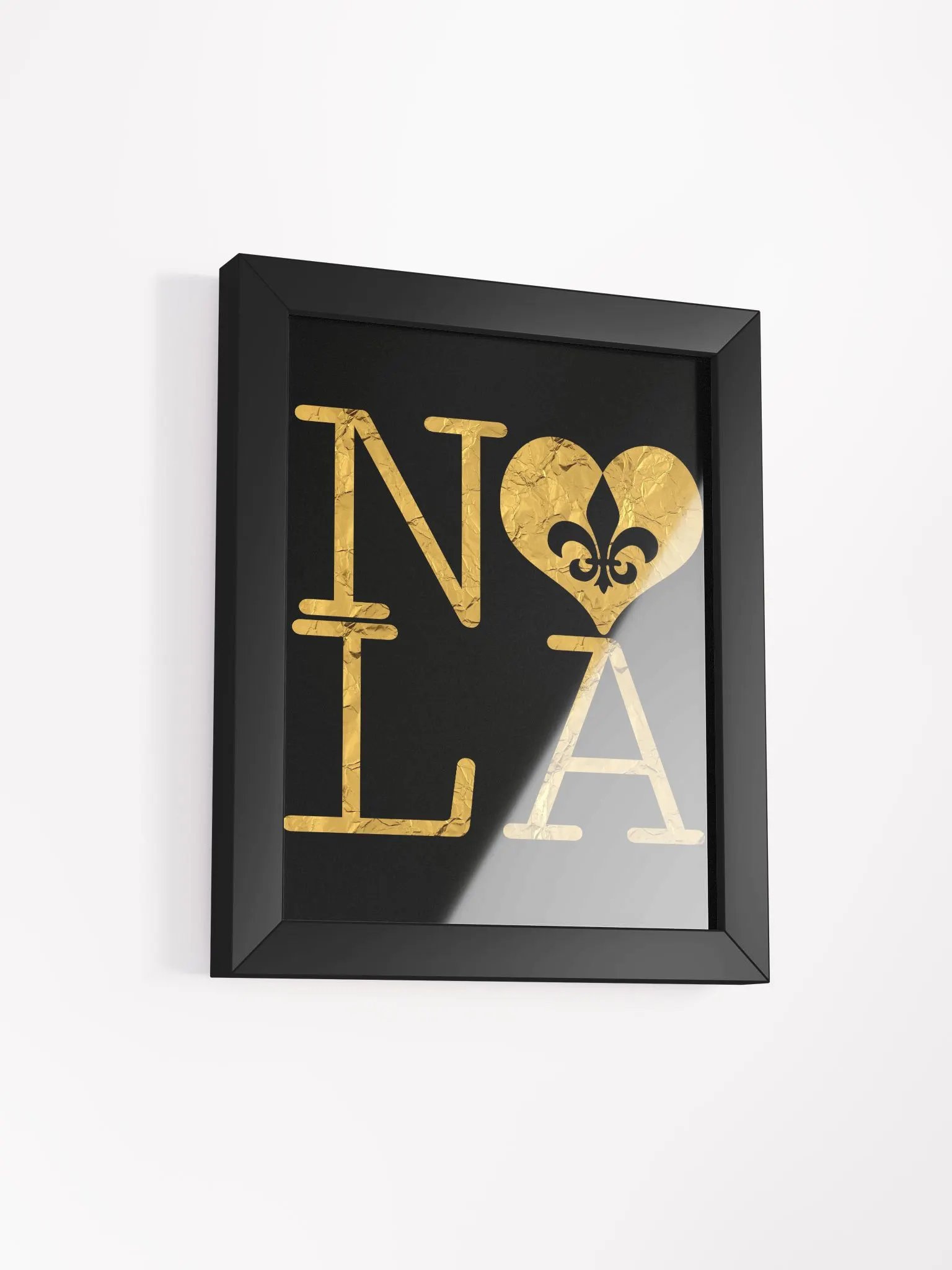I LOVE NOLA **BIGSHOT POSTER BLACK & GOLD EDITION** (GOLD WRAP + IMAGE POP) product image (44)