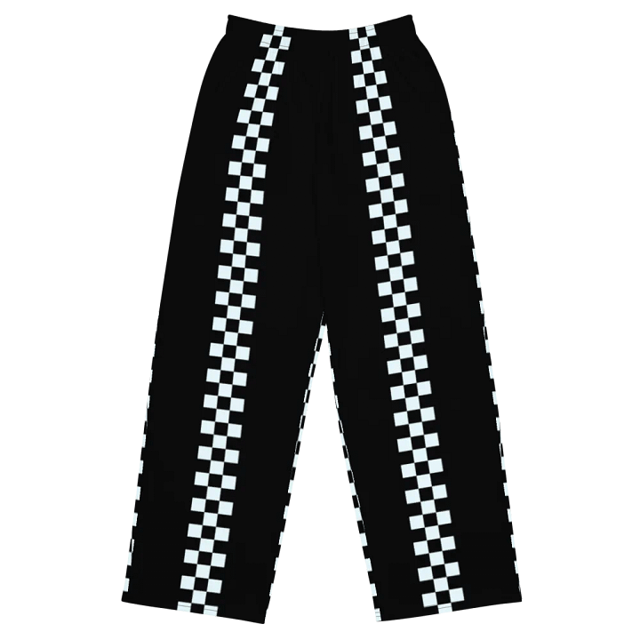 Racer Black Checkered Pants product image (2)