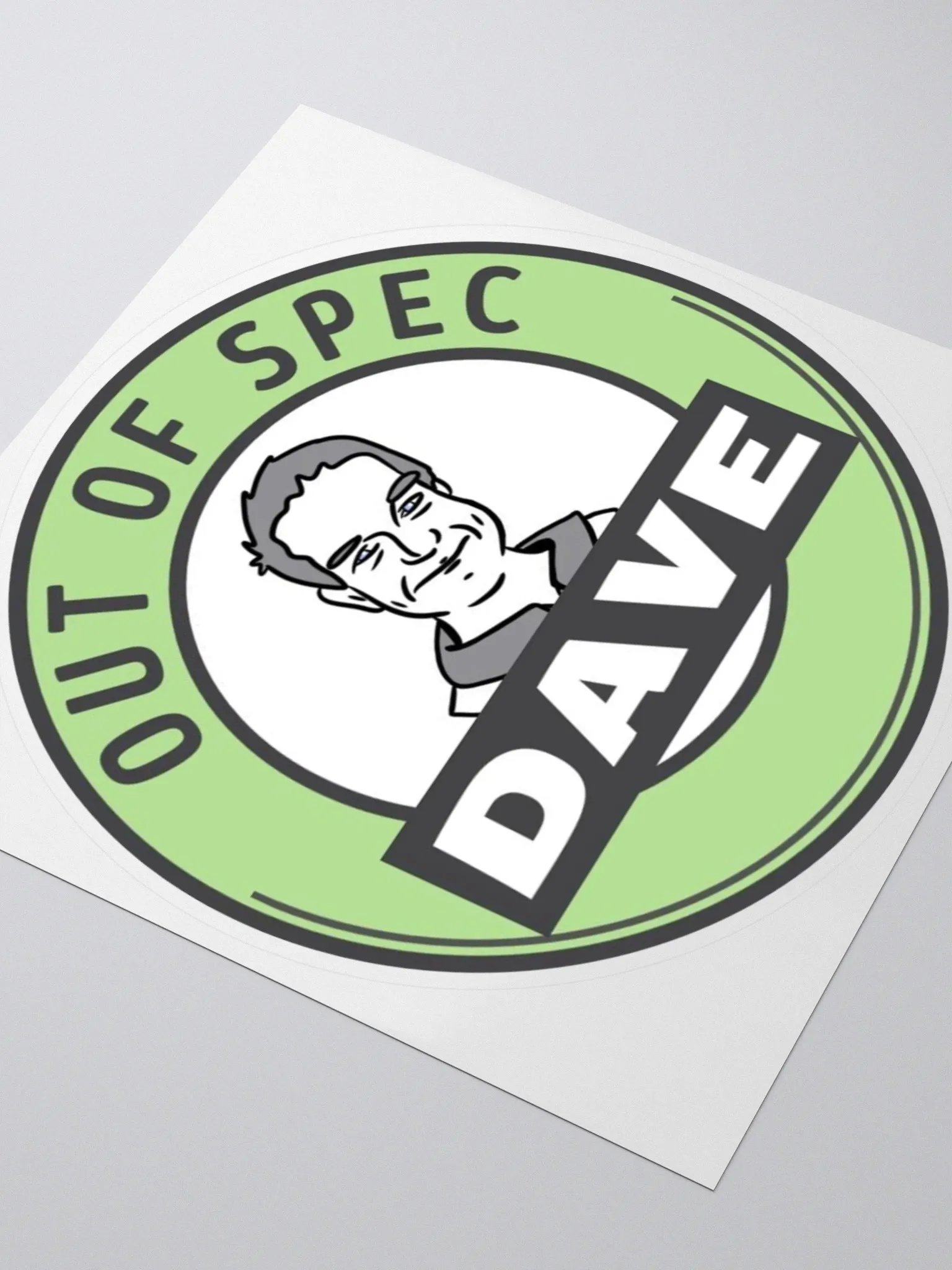 Out of Spec Dave Sticker product image (3)