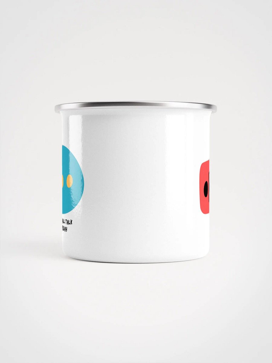 Small Talk Tuesday Enamel Mug product image (3)