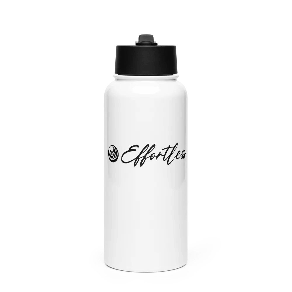 Elegance - Effortless Stainless Steel Water Bottle with a Straw Lid product image (1)