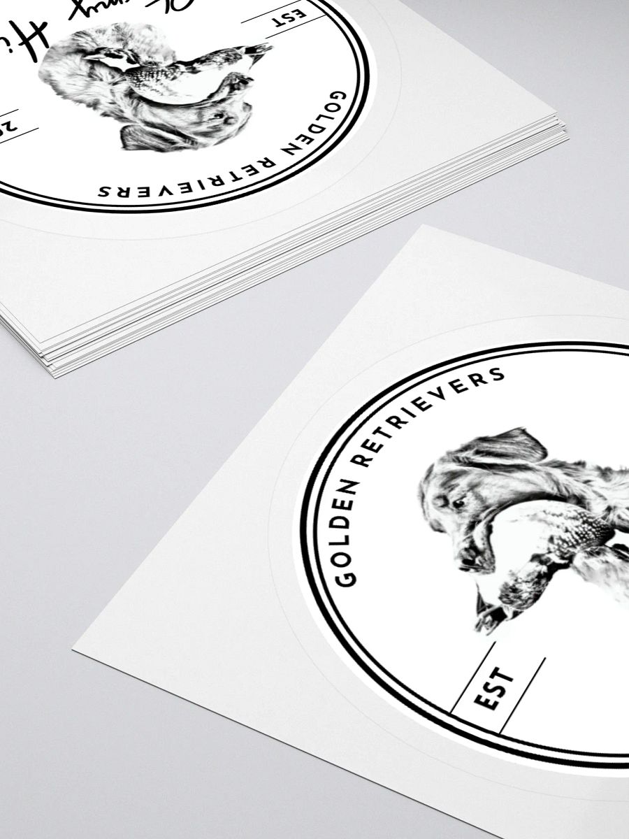 Stormy Hill Golden Retrievers Stickers product image (7)