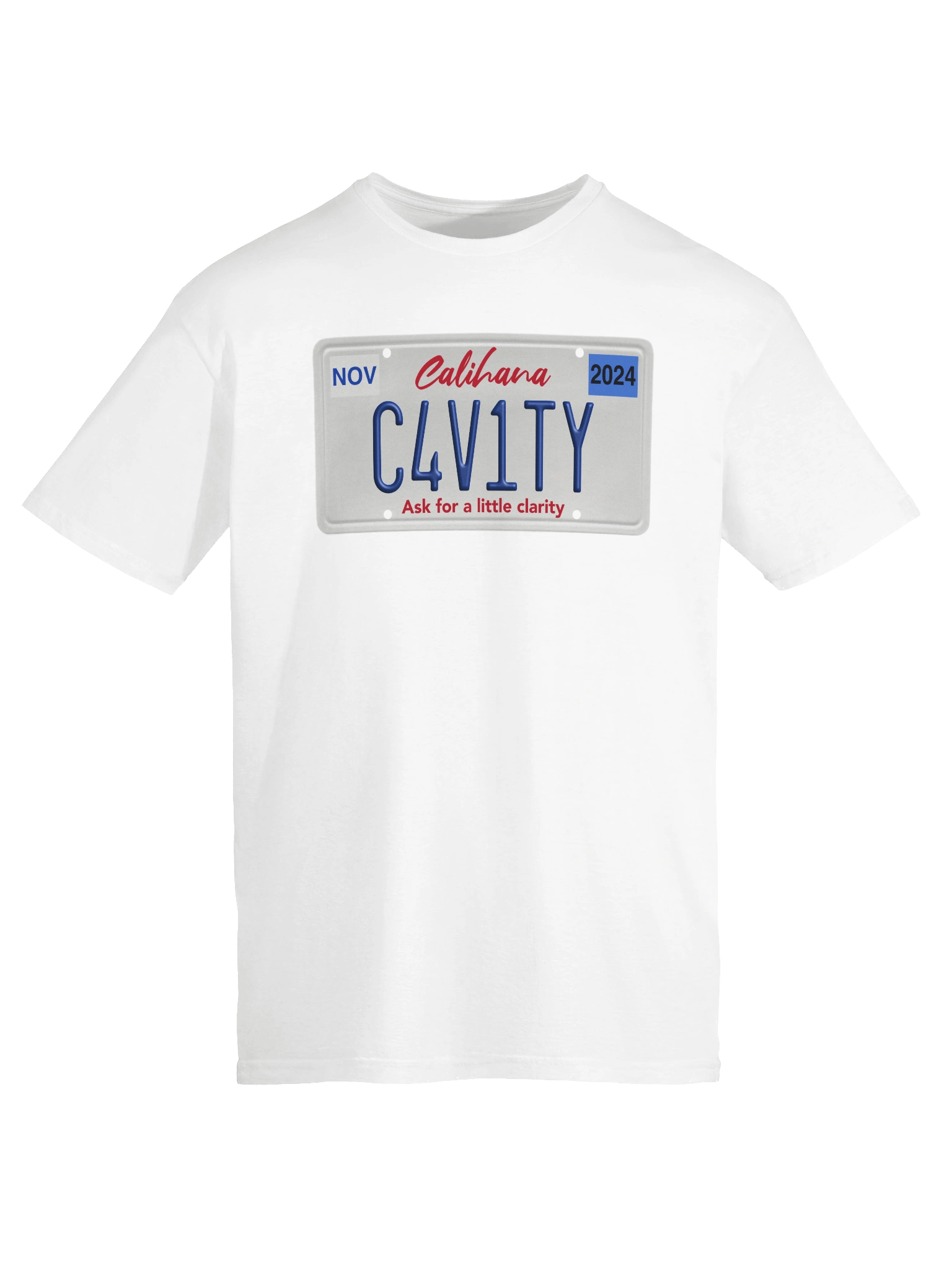 Cavity Licence Plate T-Shirt product image (89)