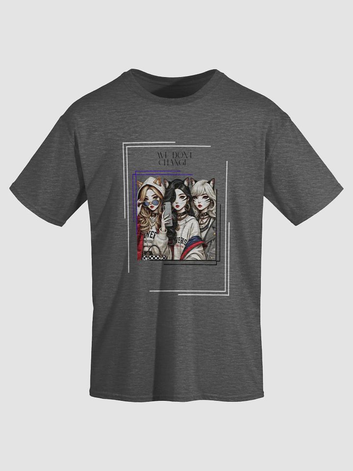 Gothic Anime Girls T-Shirt | Trendy Streetwear Cat Ear Hoodie Art | Aesthetic Urban Fashion Tees product image (1)