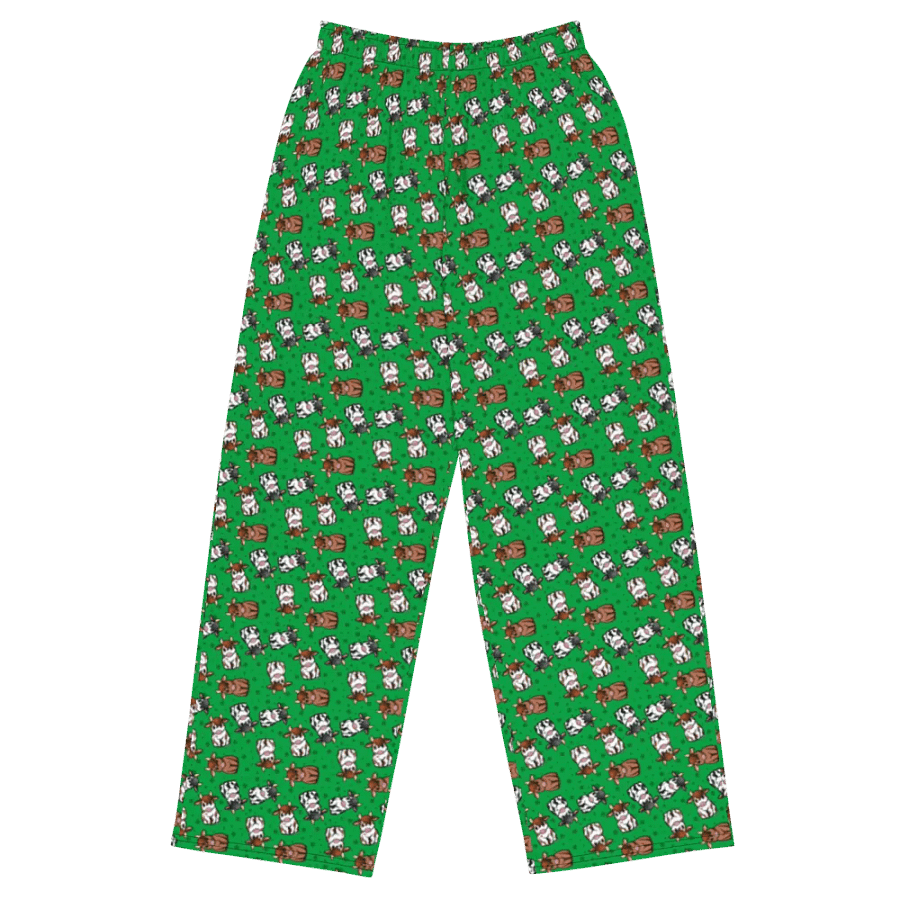 Ditsy Cows Wide Leg Pants product image (3)