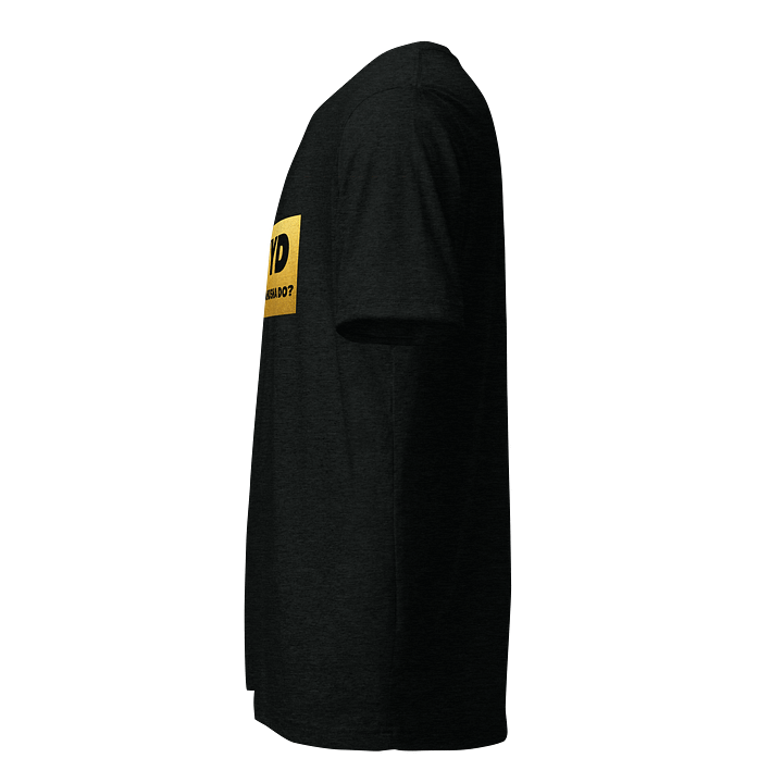 WWYD GOLD PRINT BLACK T-SHIRT product image (2)