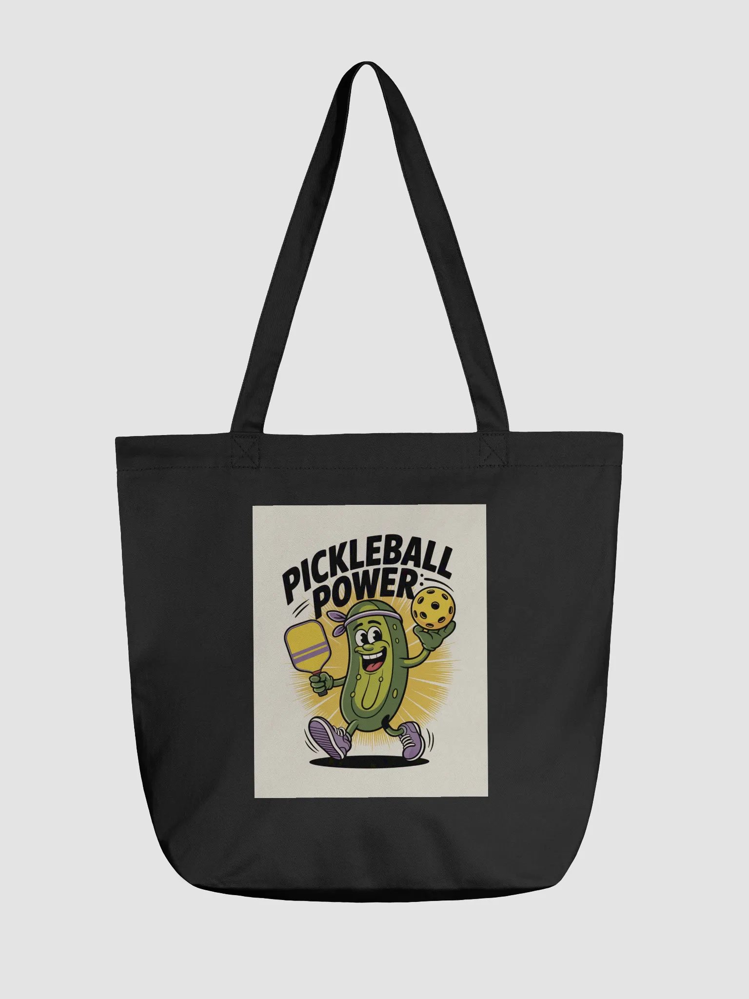 Pickleball Power Tote Bag – Fun Pickleball Gift for Players product image (1)