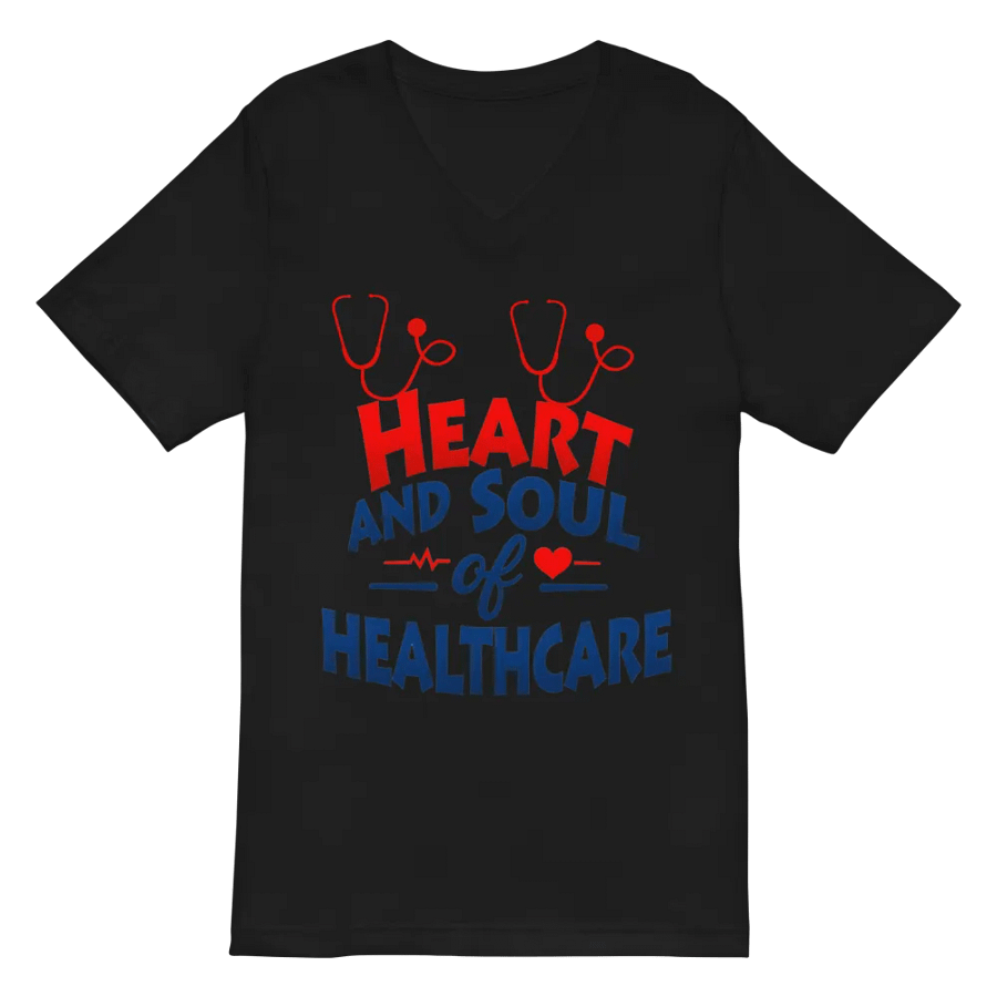Heart and Soul of Healthcare V-Neck Tee product image (3)