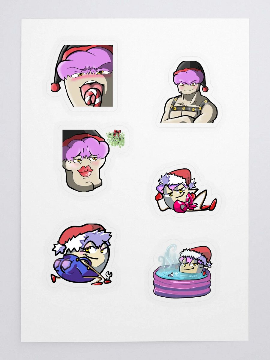 Plum's Naughty Christmas Sticker Sheet product image (3)