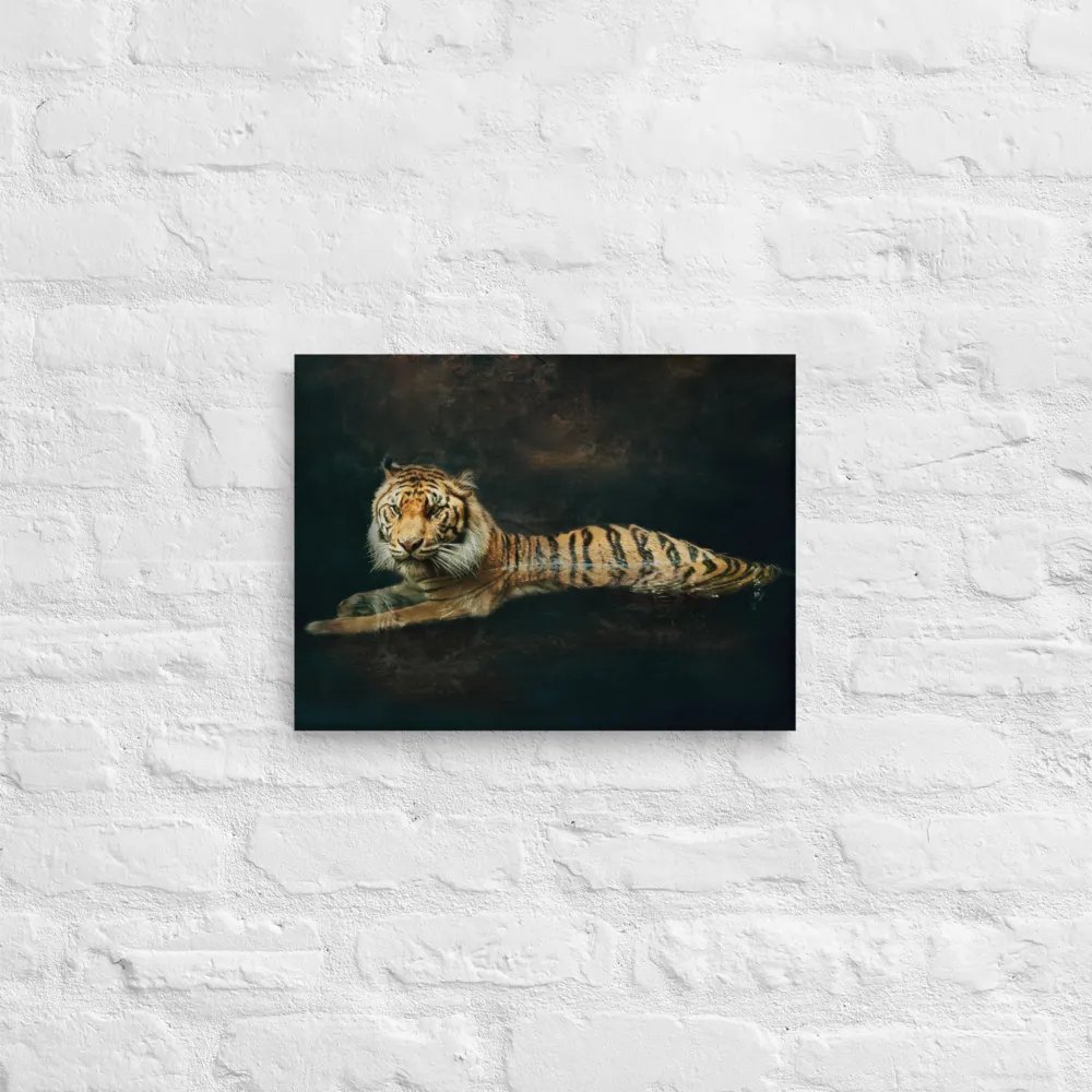 Tiger In Water Canvas product image (12)