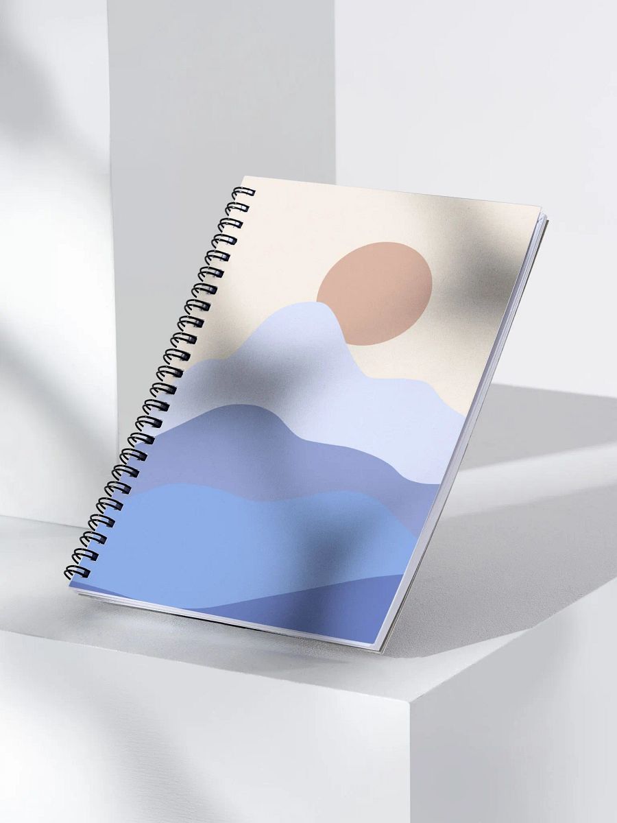 spiral minimalist landscape notebook product image (3)