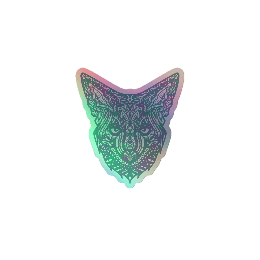 Coyote Holographic Sticker product image (1)