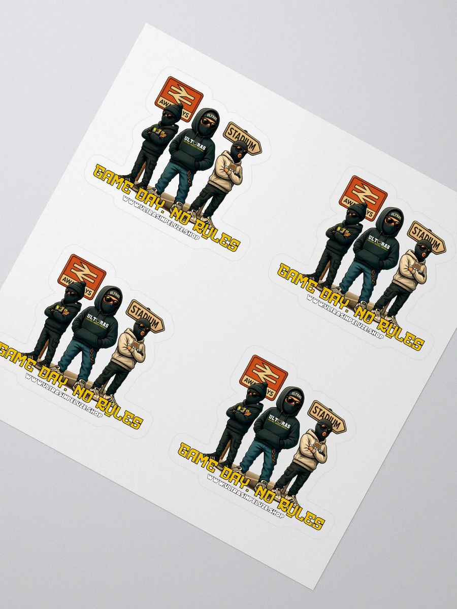 Set 4 stickere Ultras – Game Day. No Rules product image (2)