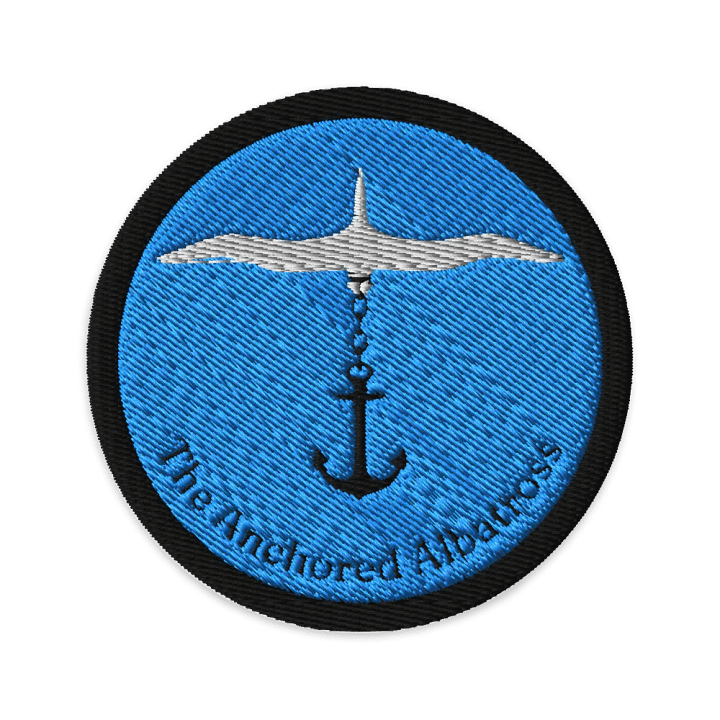 Anchored Albatross Logo Embroidered Patch product image (1)